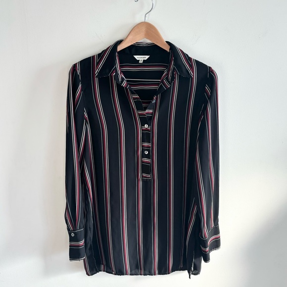 Max Studio Tops - Max Studio Women’s Striped Flowy Long Sleeve Blouse 
Size Medium